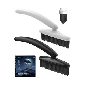 SXhyf Grout Cleaner Brush for Tile Floors, V Shape Stiff Grout Scrub Brush, Grou